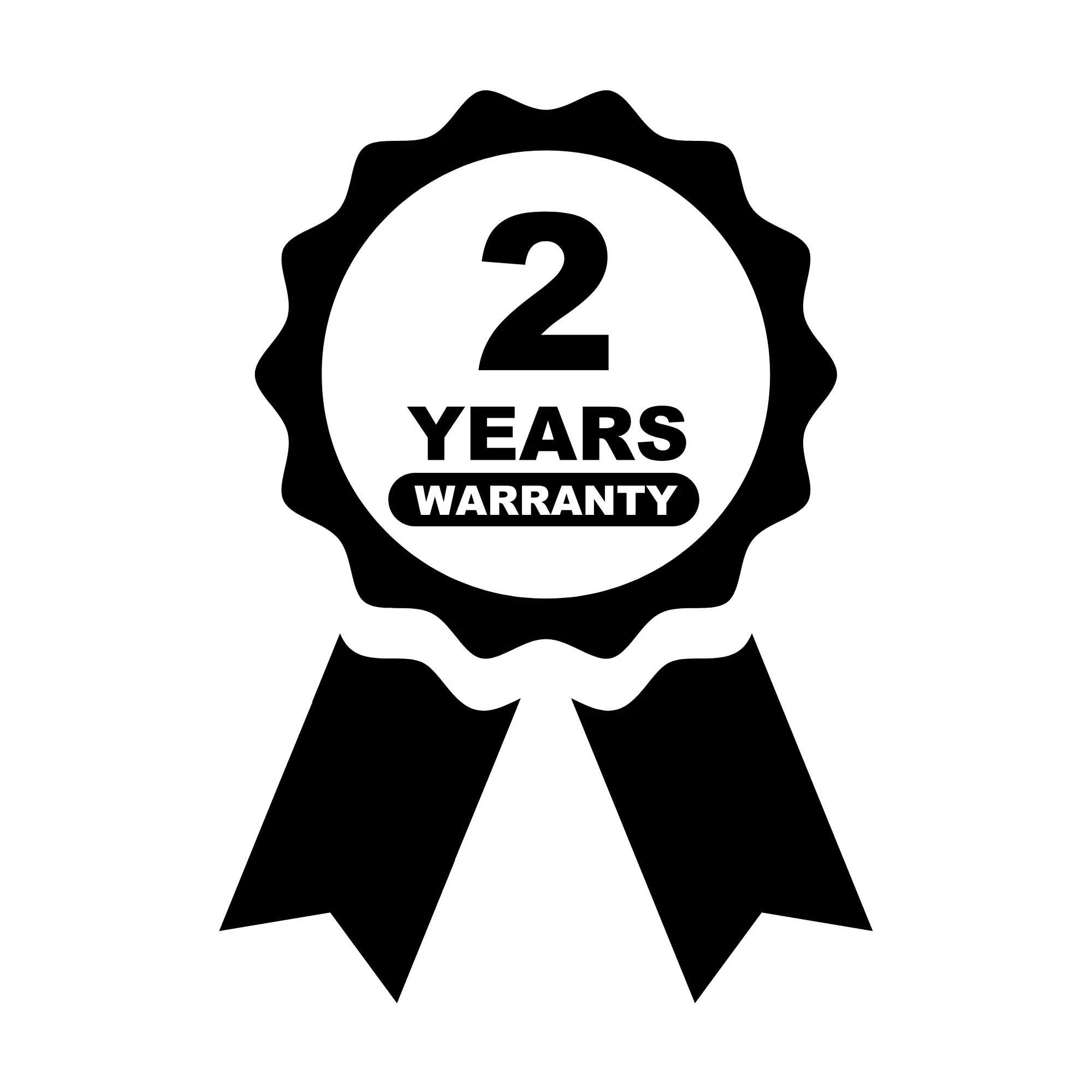 2-Year Warranty badge